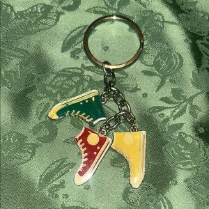 🩵3/$15🩵 Colorful Sneaker Converse Vintage Keychain